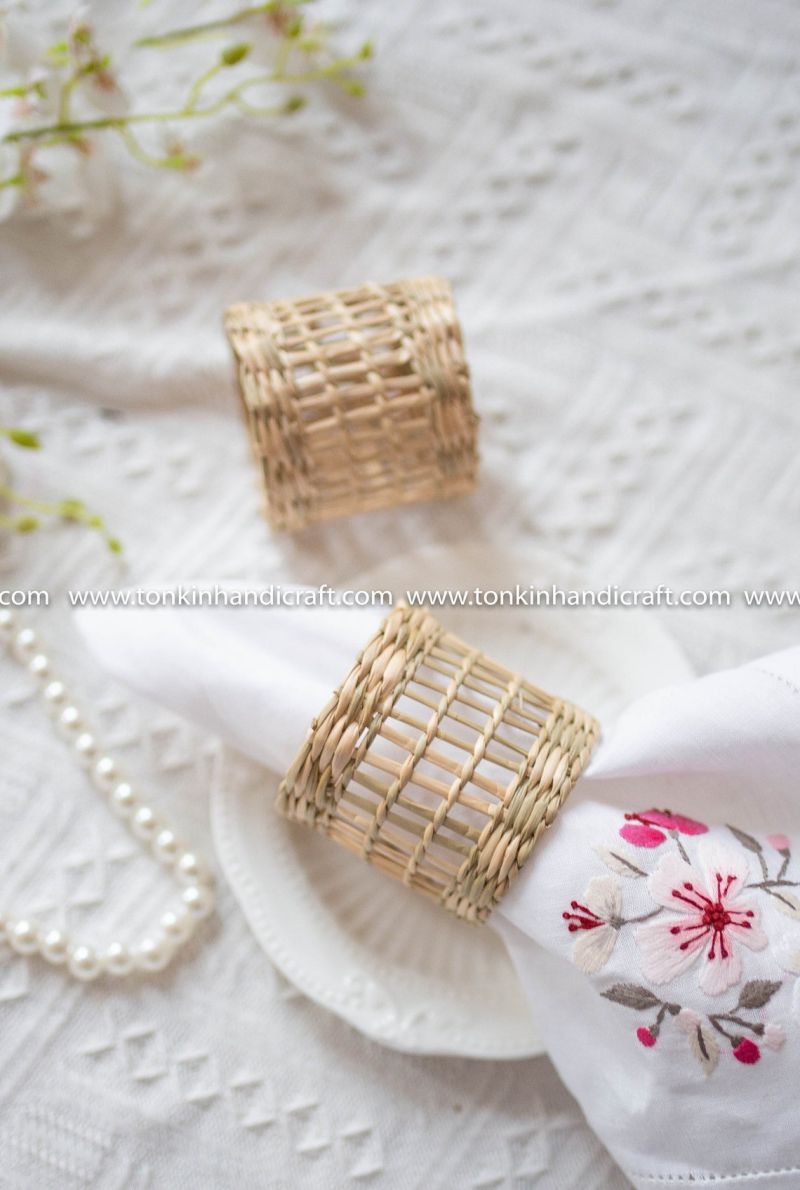 Set of 4 Napkin Ring - TONKIN HANDICRAFT