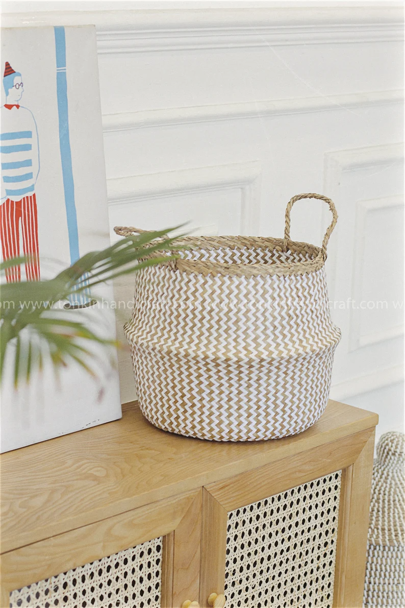 Seagrass belly basket - TONKIN HANDICRAFT