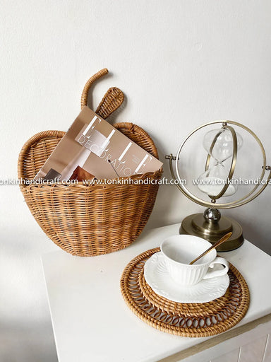 Apple Wall Hanging Basket - TONKIN HANDICRAFT