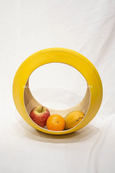 Bamboo Loop Bowl with handle - TONKIN HANDICRAFT