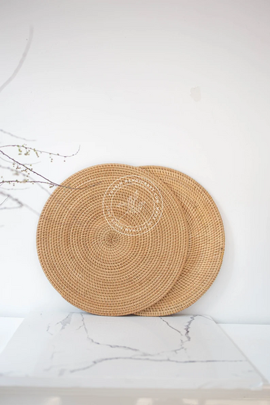 Round Rattan Placemat - TONKIN HANDICRAFT