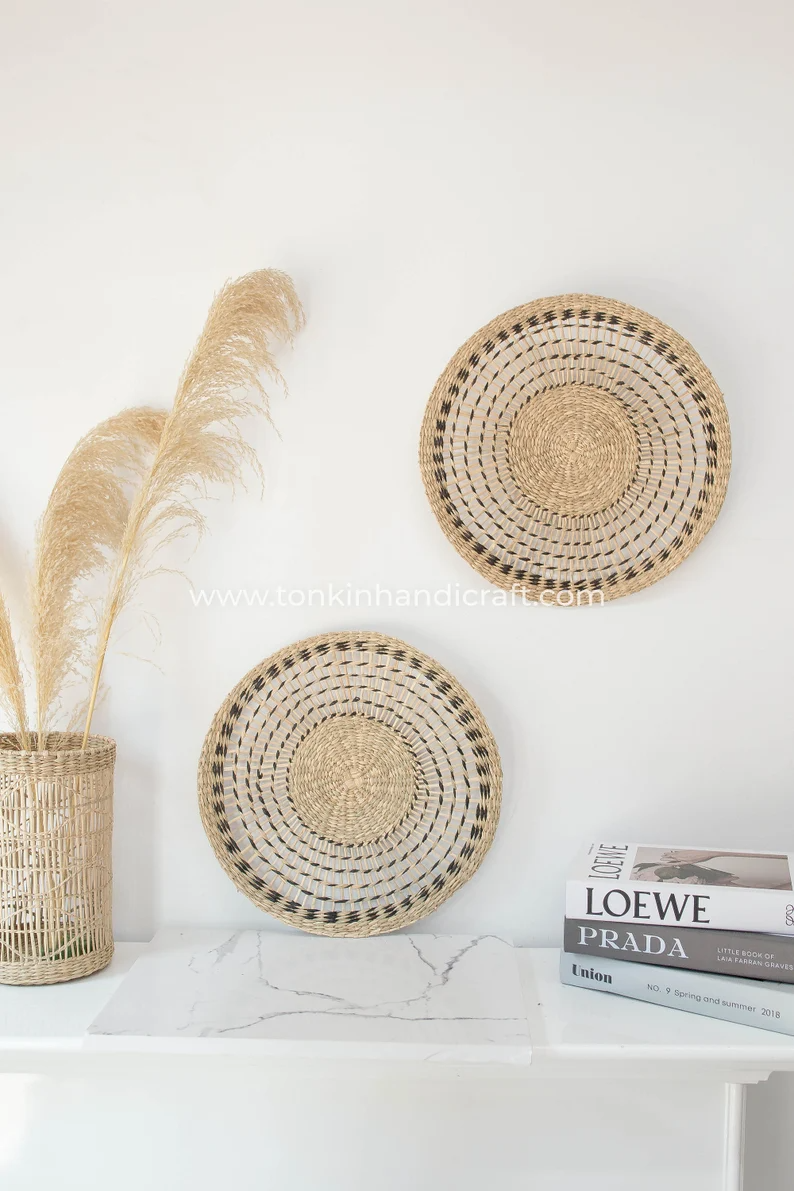 Set of 2 Lann Placemat & Wall Basket - TONKIN HANDICRAFT