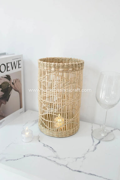 Seagrass Candle Holder - TONKIN HANDICRAFT