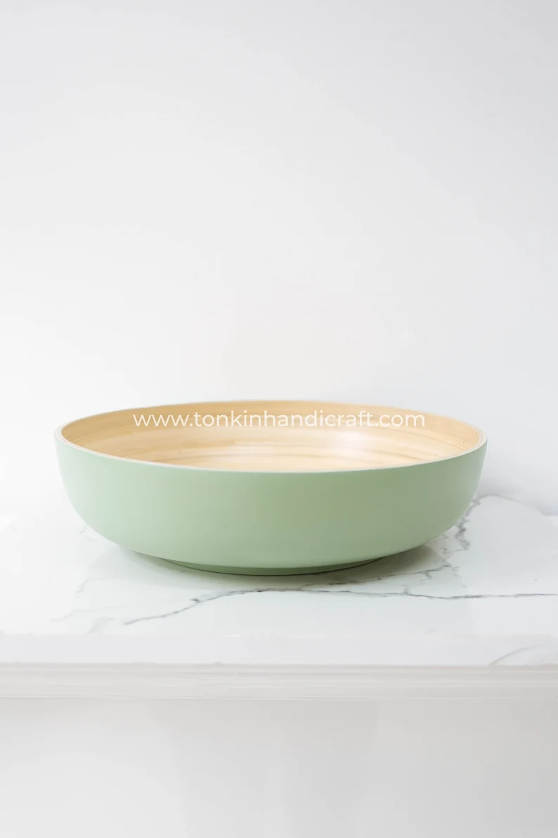 Spun Bamboo Bowl - TONKIN HANDICRAFT