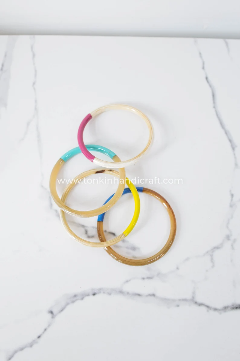 Horn Cuff Bangle Bracelet