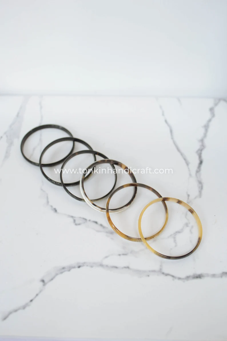 Horn Cuff Bangle Bracelet