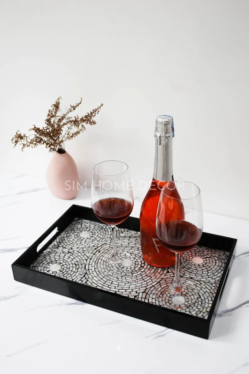 Kimo Lacquer Serving Tray