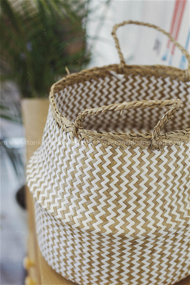 Seagrass belly basket - TONKIN HANDICRAFT